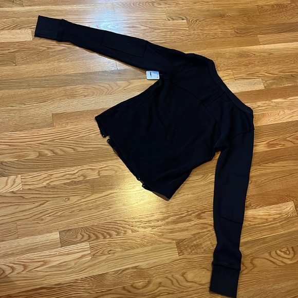 Free People Laced Up Layering Top Size Large NWT - Picture 11 of 15